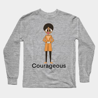 Rosa Parks is Courageous Long Sleeve T-Shirt